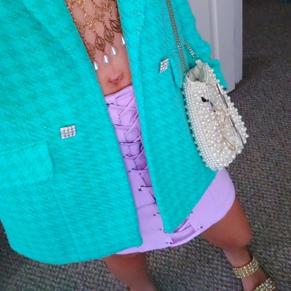 River Island Purple Mini Skirt - Picture 3 of 8